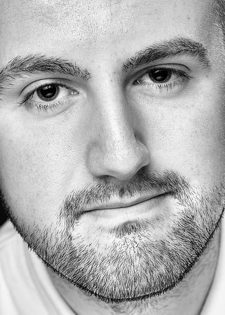 Professional Black & White male headshot portrait